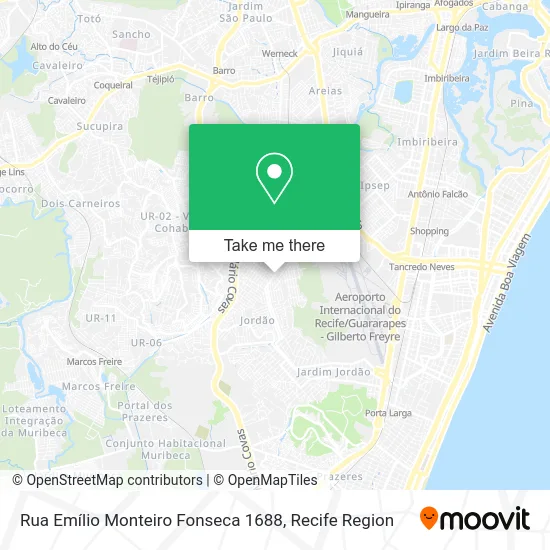 Rua Emílio Monteiro Fonseca 1688 map