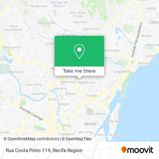 Rua Costa Pinto 119 map