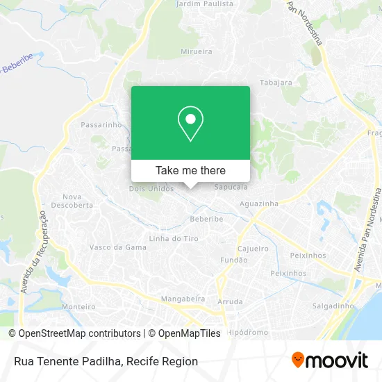 Rua Tenente Padilha map