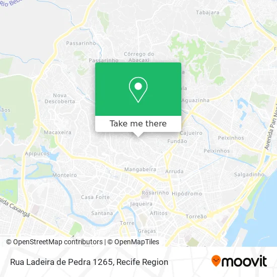 Rua Ladeira de Pedra 1265 map