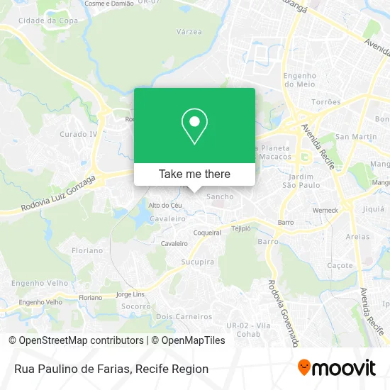 Rua Paulino de Farias map