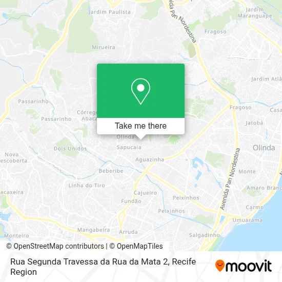 Rua Segunda Travessa da Rua da Mata 2 map