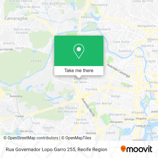 Rua Governador Lopo Garro 255 map