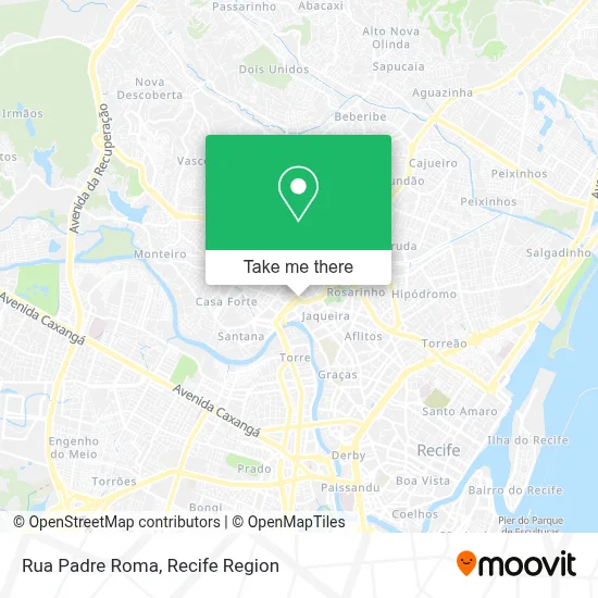 Rua Padre Roma map