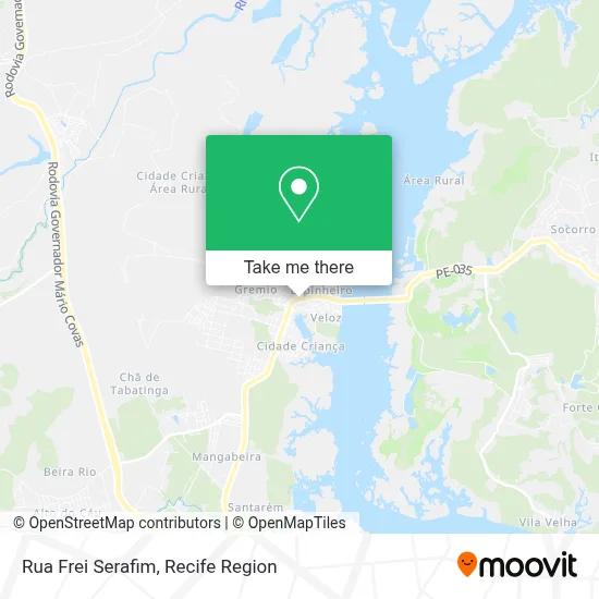 Rua Frei Serafim map