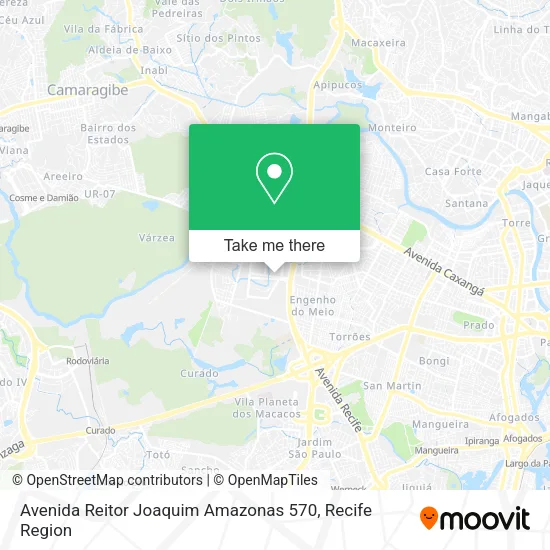 Avenida Reitor Joaquim Amazonas 570 map