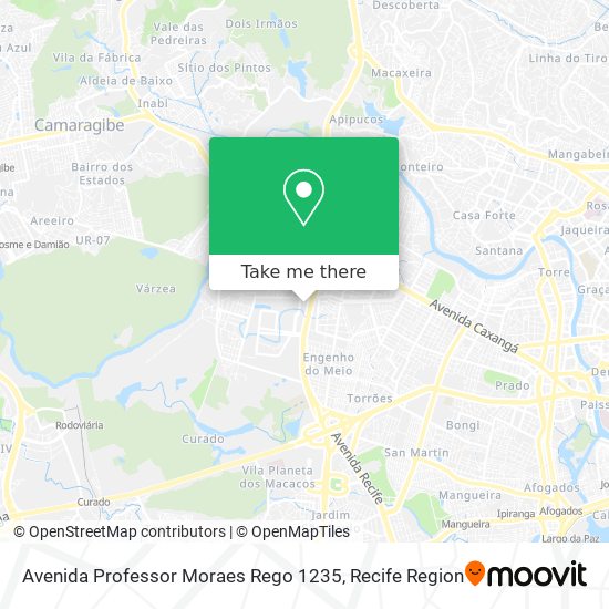 Avenida Professor Moraes Rego 1235 map