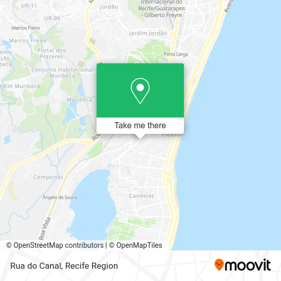Rua do Canal map