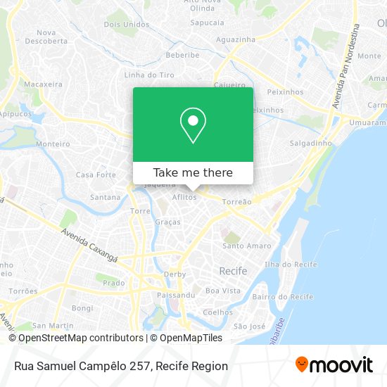 Mapa Rua Samuel Campêlo 257