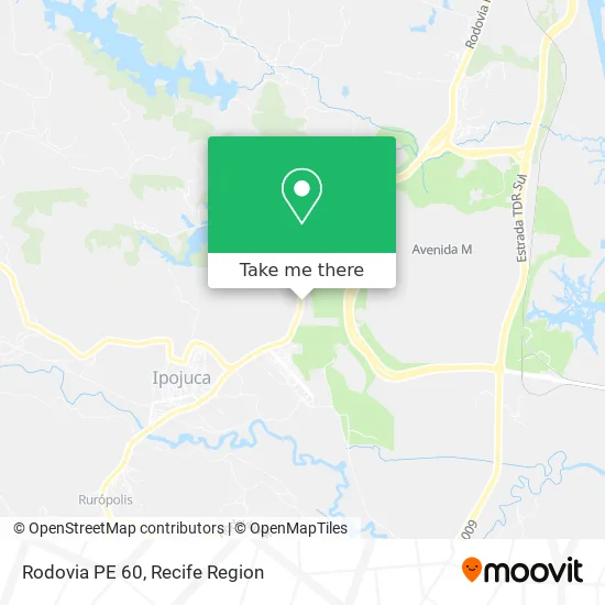 Rodovia PE 60 map