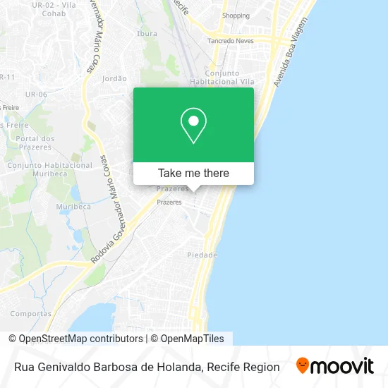 Rua Genivaldo Barbosa de Holanda map