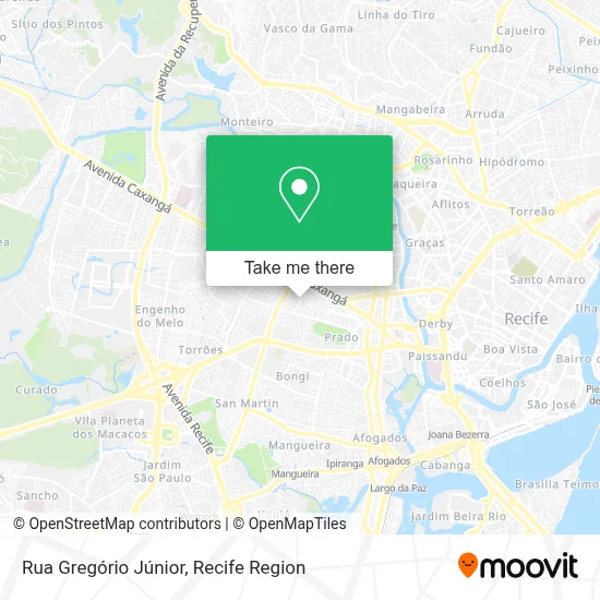 Rua Gregório Júnior map