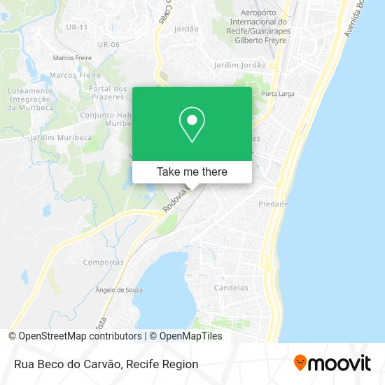 Rua Beco do Carvão map