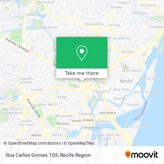 Rua Carlos Gomes 105 map