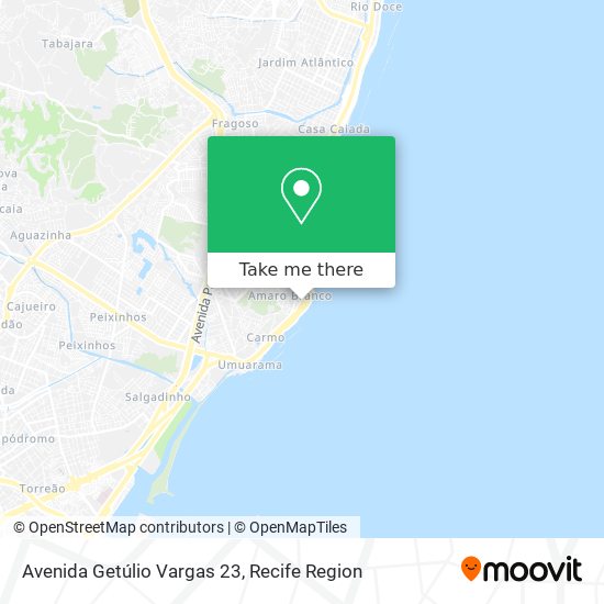 Avenida Getúlio Vargas 23 map