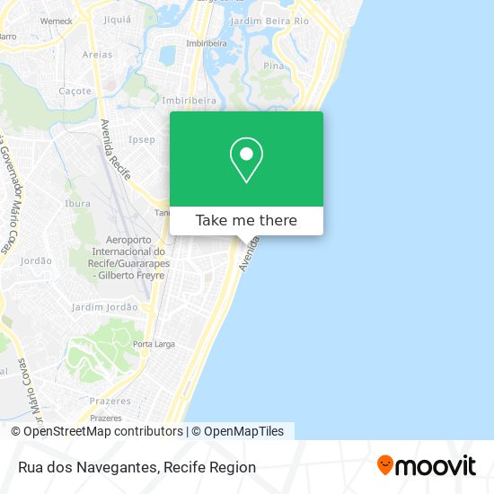 Rua dos Navegantes map