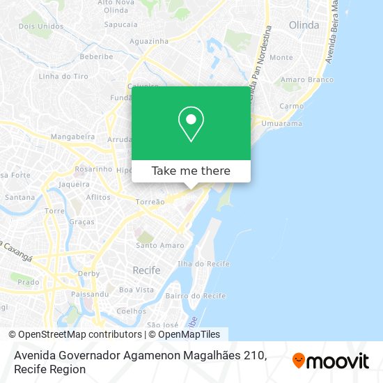 Avenida Governador Agamenon Magalhães 210 map