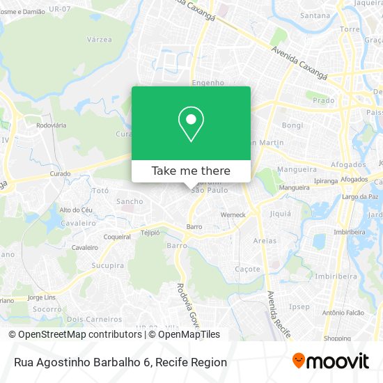 Rua Agostinho Barbalho 6 map