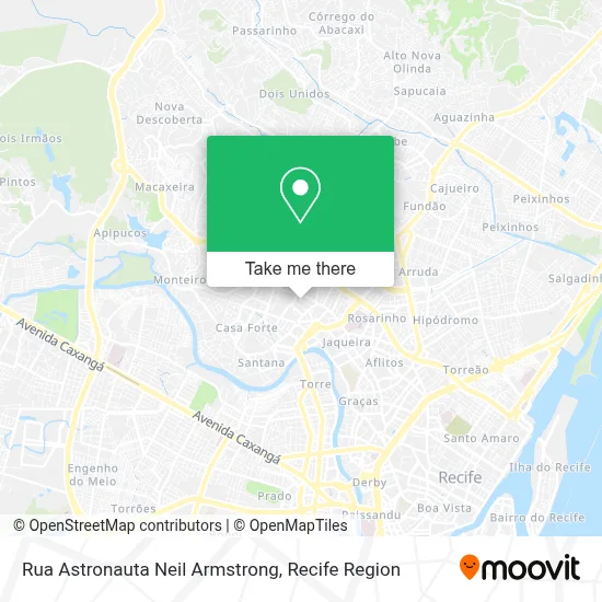 Rua Astronauta Neil Armstrong map