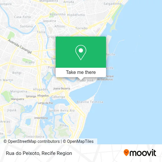 Rua do Peixoto map