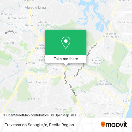 Travessa do Sabugi s/n map