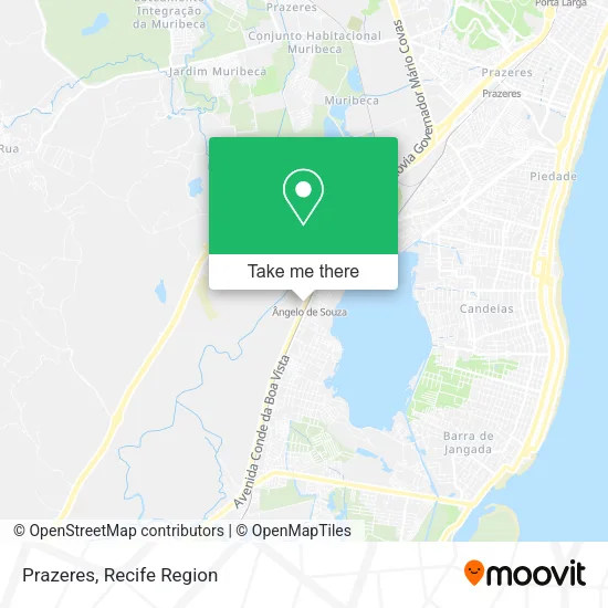 Prazeres map