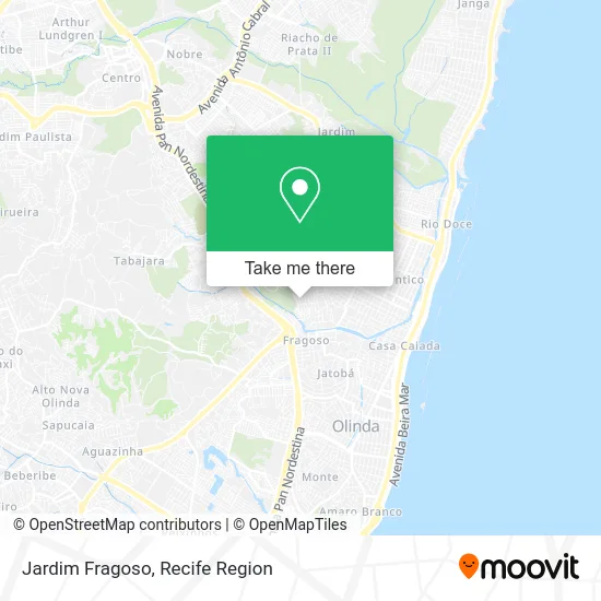 Jardim Fragoso map