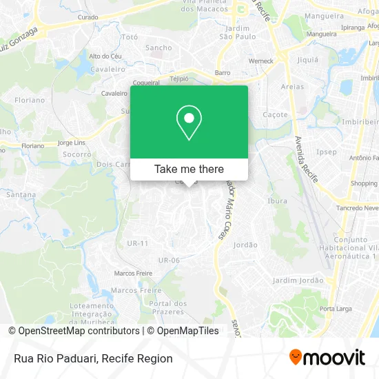 Rua Rio Paduari map