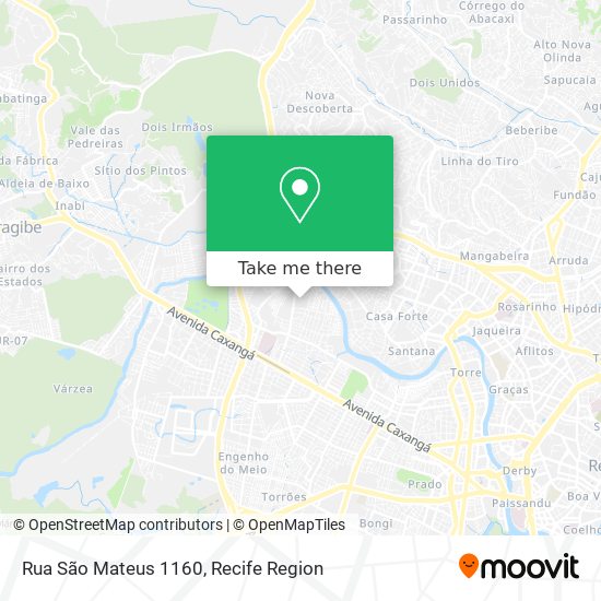 Rua São Mateus 1160 map