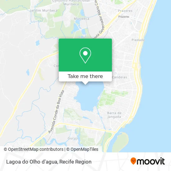 Lagoa do Olho d'agua map