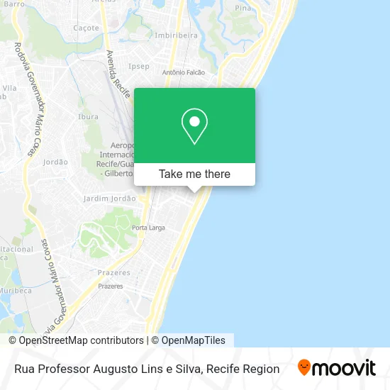 Rua Professor Augusto Lins e Silva map