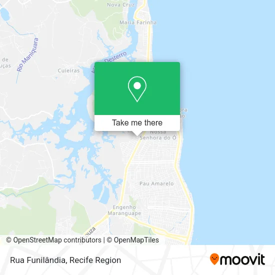 Rua Funilândia map