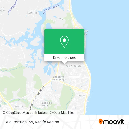 Rua Portugal 55 map