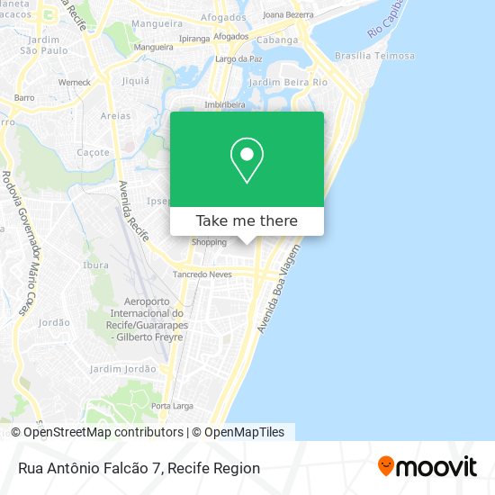 Mapa Rua Antônio Falcão 7
