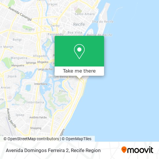 Avenida Domingos Ferreira 2 map