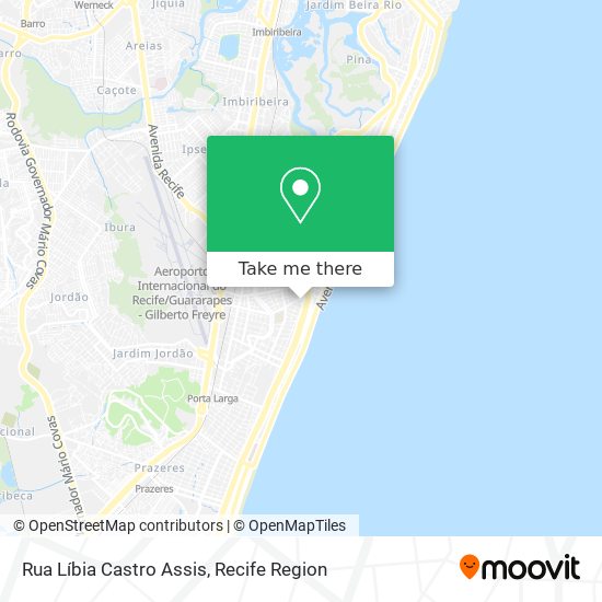 Rua Líbia Castro Assis map