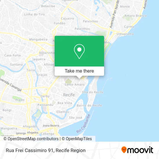 Rua Frei Cassimiro 91 map