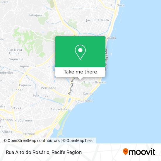 Rua Alto do Rosário map