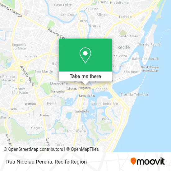 Rua Nicolau Pereira map