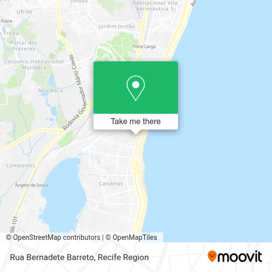 Rua Bernadete Barreto map