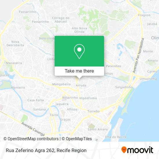 Rua Zeferino Agra 262 map