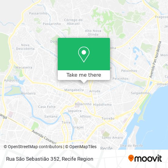 Rua São Sebastião 352 map