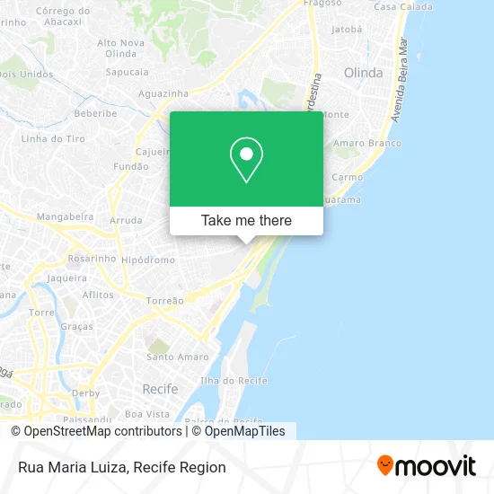 Rua Maria Luiza map