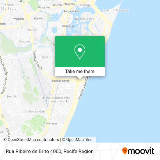 Rua Ribeiro de Brito 4060 map