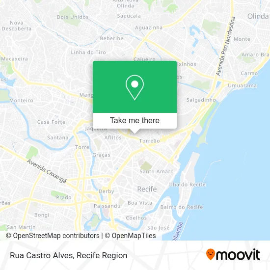 Rua Castro Alves map
