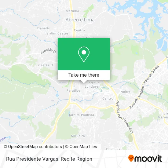 Rua Presidente Vargas map