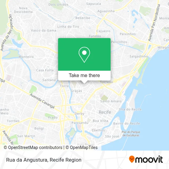 Rua da Angustura map