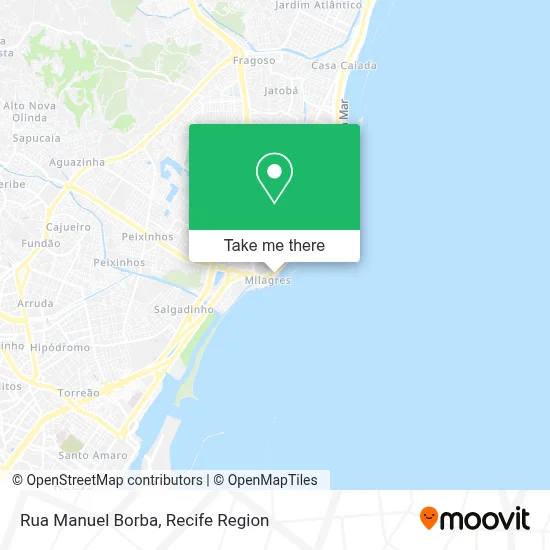 Rua Manuel Borba map