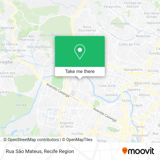 Rua São Mateus map