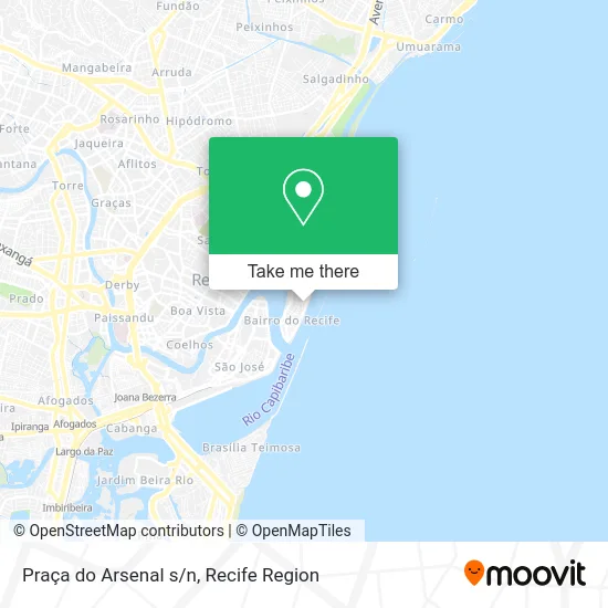 Praça do Arsenal s/n map